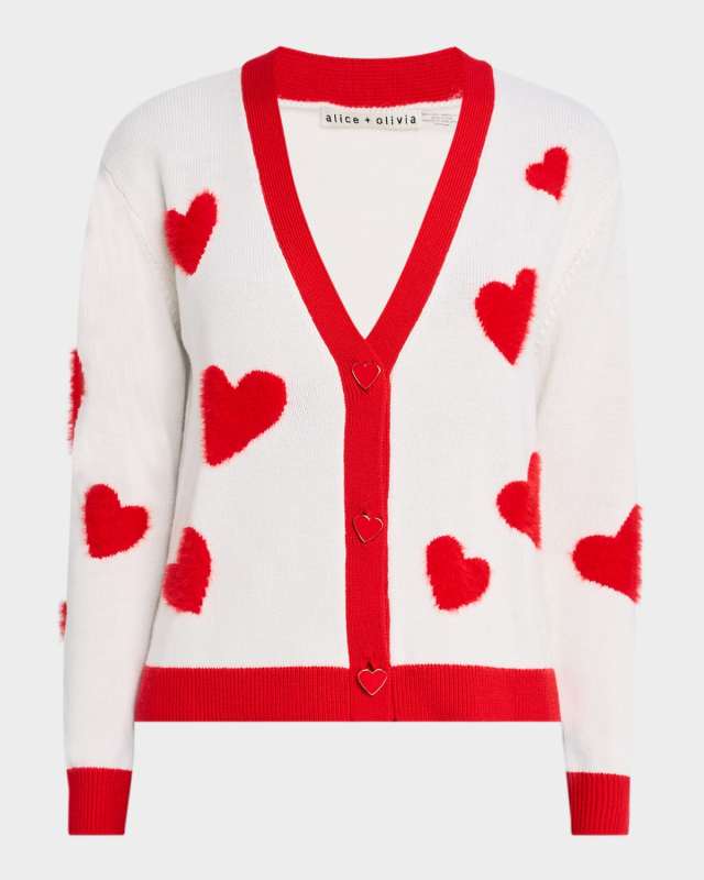 Bradley Heart Wool-Blend Cardigan